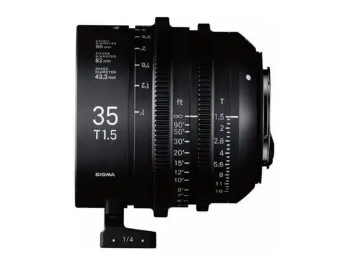Sigma 35mm T1.5 FF F/AP2 METRIC High Speed Prime PL Lens