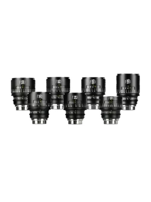 Kit 7 Objetivos 7Artisans 16mm, 24mm, 35mm, 50mm, 85mm, 105mm, 135mm Infinite Series Cine PL