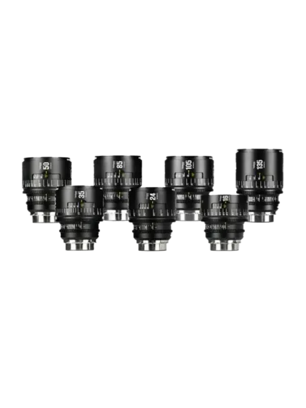 7 Artisans 16mm, 24mm, 35mm, 50mm, 85mm, 105mm, 135mm Infinite Series Cine PL Lens Kit