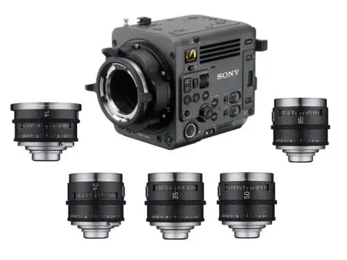 Kit Sony Burano 8K Full Frame + 5 Objetivos Samyang Xeen Meister PL: 14mm, 24mm, 35mm, 50mm, 85mm