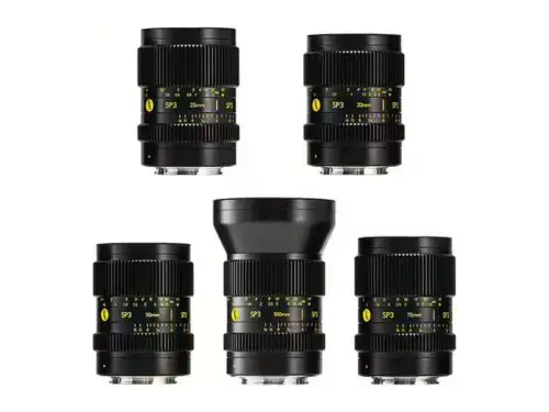 Kit 5 ópticas COOKE SP3 Full Frame Canon RF T2.4