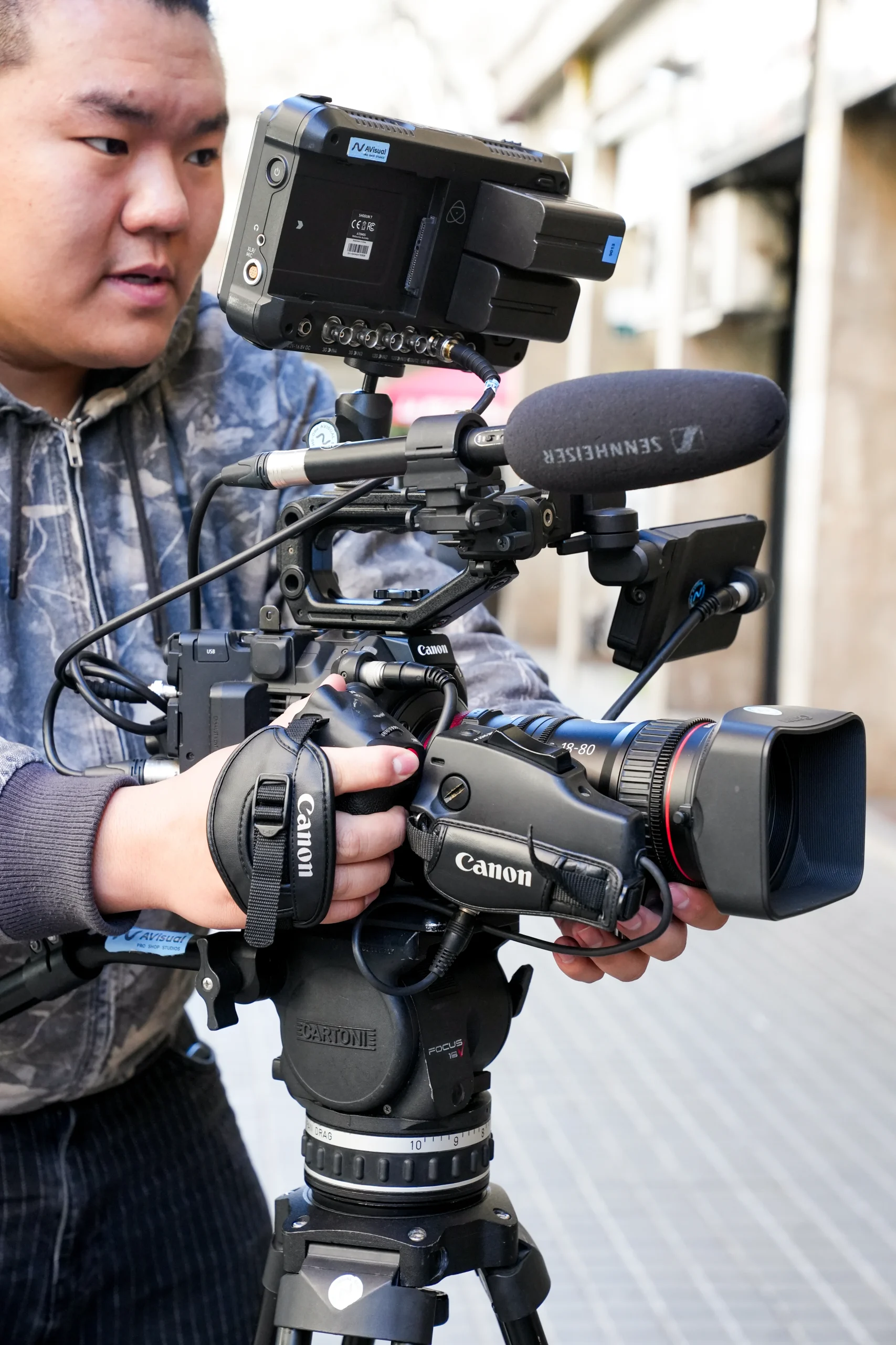 Pack Canon C500 + Atomos + Cartoni