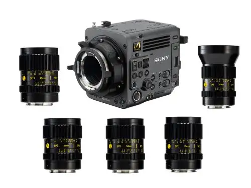 Kit Sony Burano 8K Full Frame + 5 Objetivos Cooke SP3 Full Frame Sony E T2.4