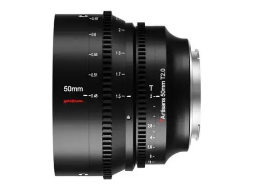 Optica 7Artisans 50mm T2.0 Spectrum Cine