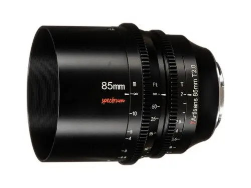 7Artisans 85mm T2.0 Spectrum Cine Lens