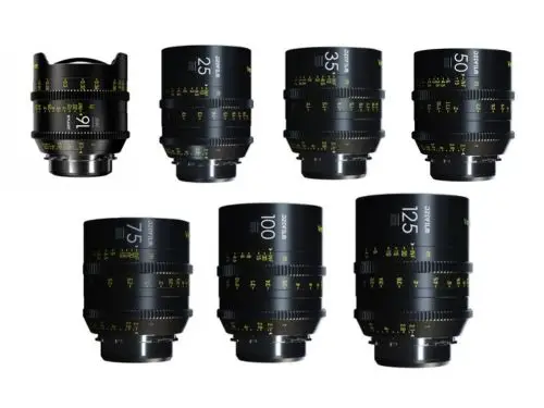 DZOFILM Vespid FF 16mm, 25mm, 35mm, 50mm, 75mm, 100mm, 125mm T2.1/2.8 PL 7-Lens Kit
