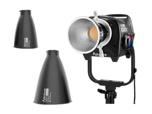 Foco LED Aputure Storm S1000c 1000W BLAIRCG con reflectores