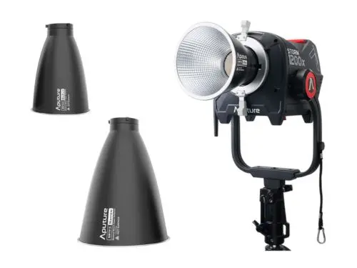 Foco LED Aputure Storm S1200x 1200W Bicolor con reflectores
