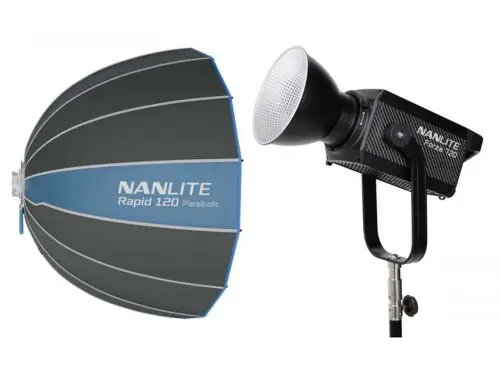 Foco LED Nanlite Forza 720B 2700K-6500K con softbox parabólico