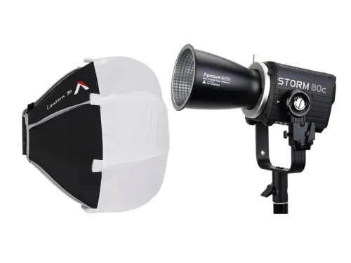 Foco LED Aputure Storm S80c 80W BLAIRCG con lantern