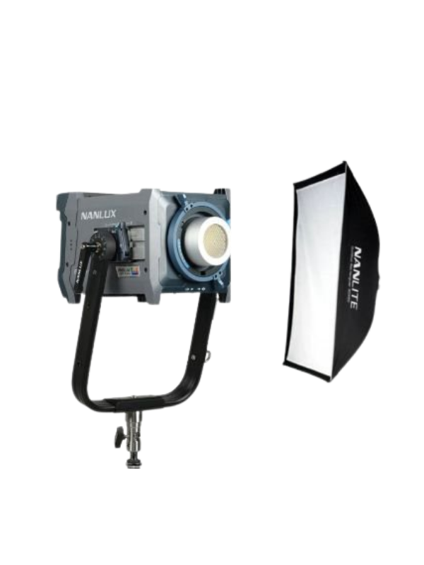 Foco Nanlux Evoke 600C con Softbox Recta Nanlite 60x90cm