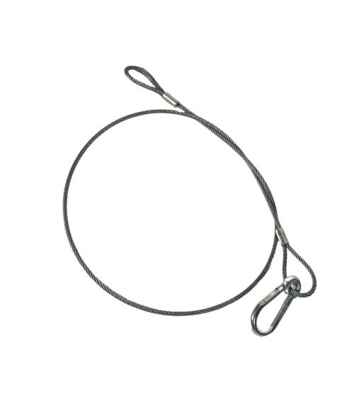 Slinga de acero 75cm + Mosquetón