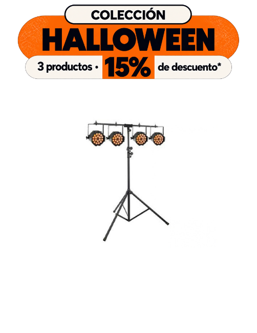 Kit 4 focos LED RGBWA Pro Light Par Pro 270 5 en 1