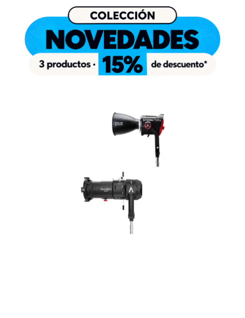 Foco LED Aputure-Storm 700x BLAIR + Cañón Aputure con óptica 36º