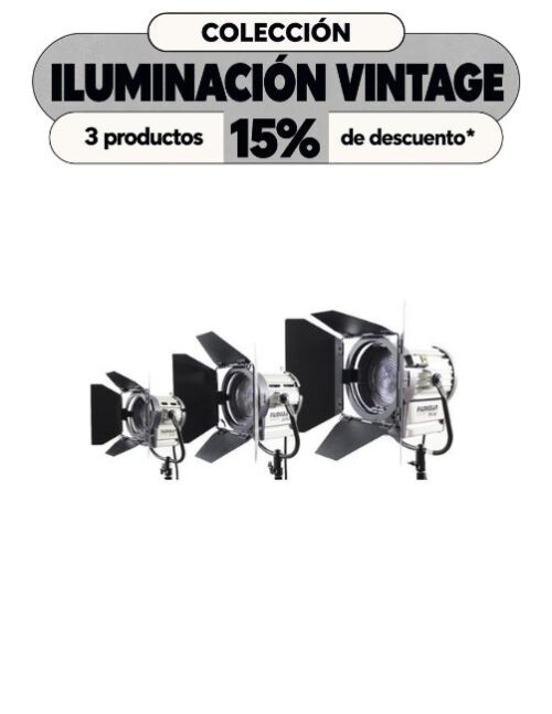Kit 3 Focos Fresnel FilmGear 1950W 3200K