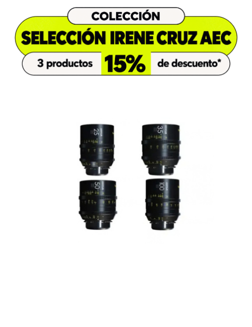 Kit 4 Objetivos DZOFILM Vespid FF 25mm, 35mm, 50mm,100mm, T2.1 PL