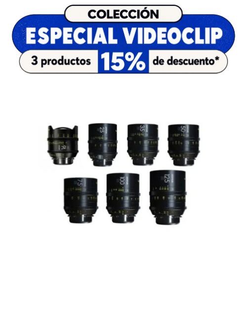 DZOFILM Vespid FF 16mm, 25mm, 35mm, 50mm, 75mm, 100mm, 125mm T2.1/2.8 PL 7-Lens Kit