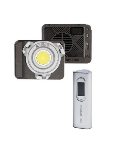 Pack Foco LED Amaran Ray 120C + Amaran Peak